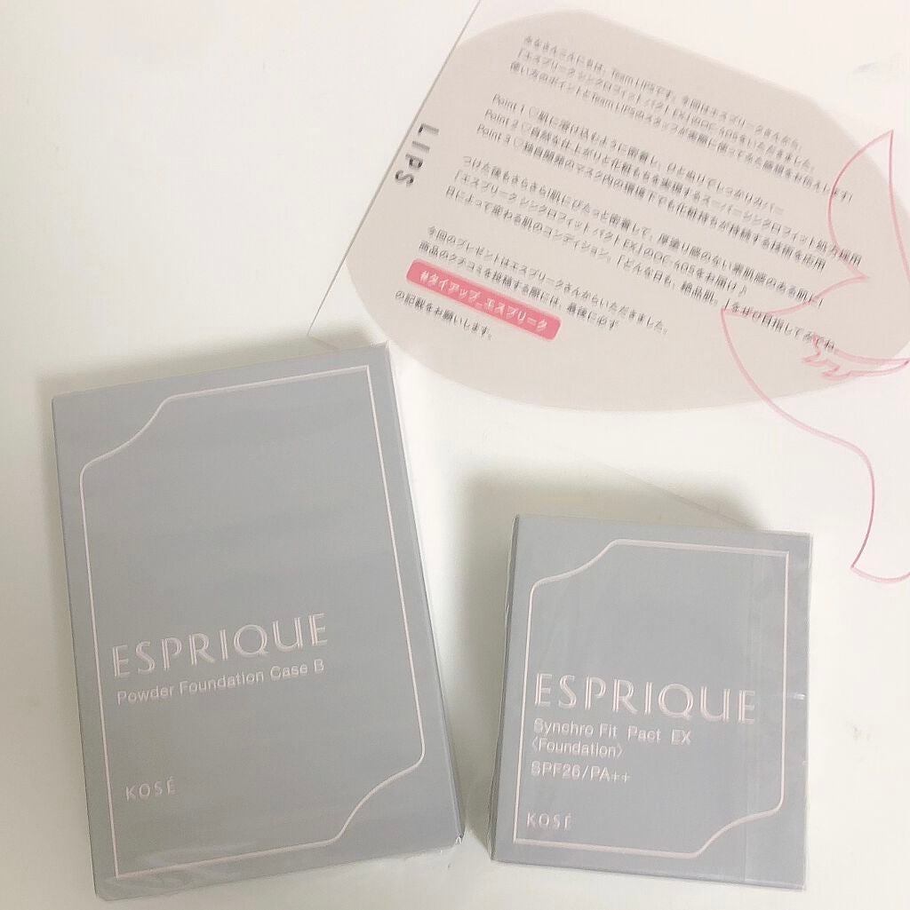 シンクロフィット パクト EX/ESPRIQUE/パウダーファンデーションを使ったクチコミ(1枚目)