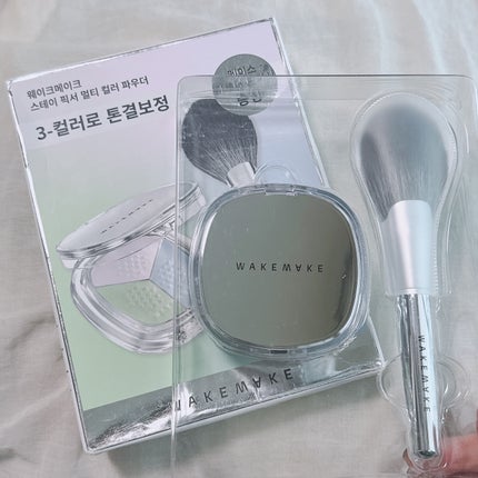 ステイフィクサーマルチカラーパウダー/wakemake/ルースパウダーを使ったクチコミ(6枚目)