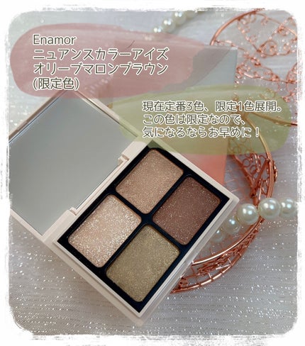 ニュアンスカラーアイズ/Enamor/アイシャドウパレットを使ったクチコミ(2枚目)