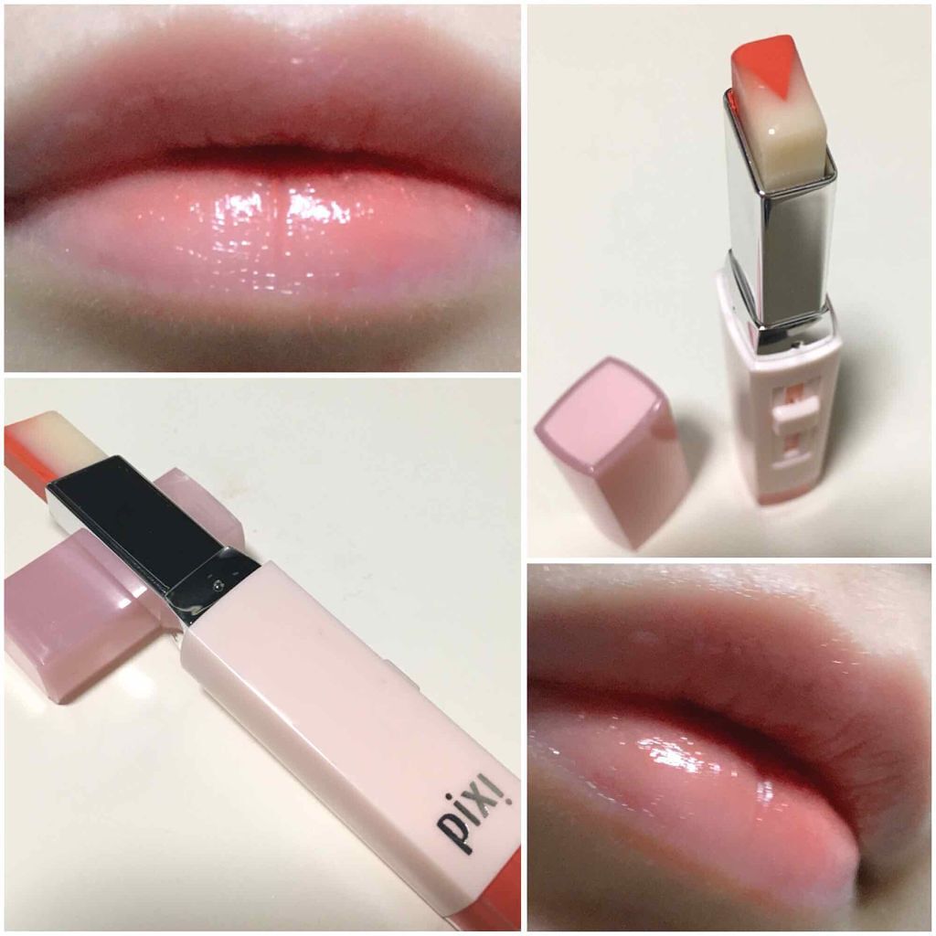 ツートーンリップバーム/pixi beauty/口紅を使ったクチコミ(1枚目)