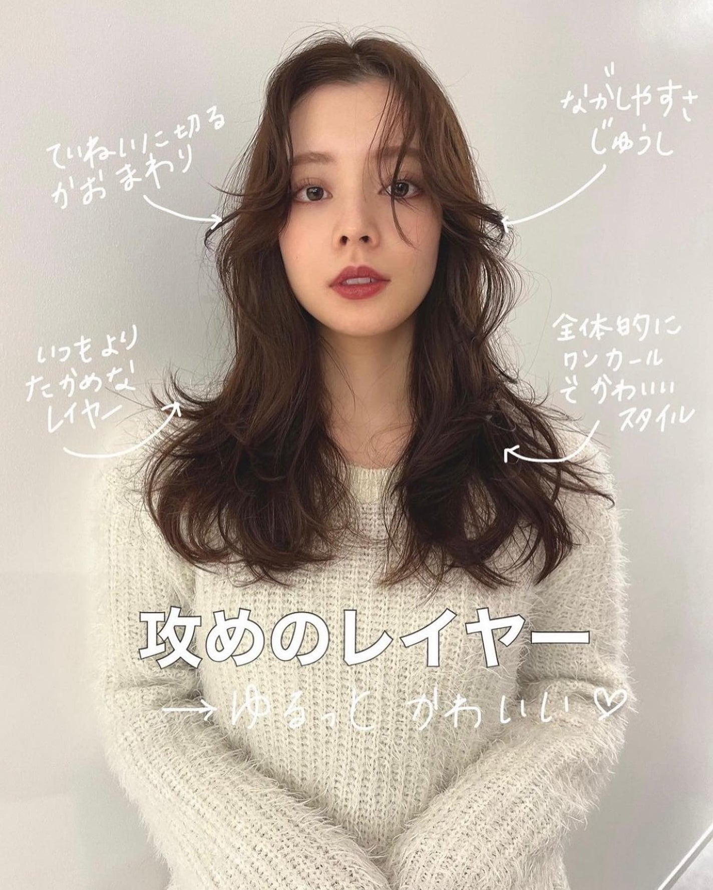 HARUNA on LIPS 「.レイヤーカットは、ゆるっとふわっと感を簡単に造れるからオスス..」(1枚目)