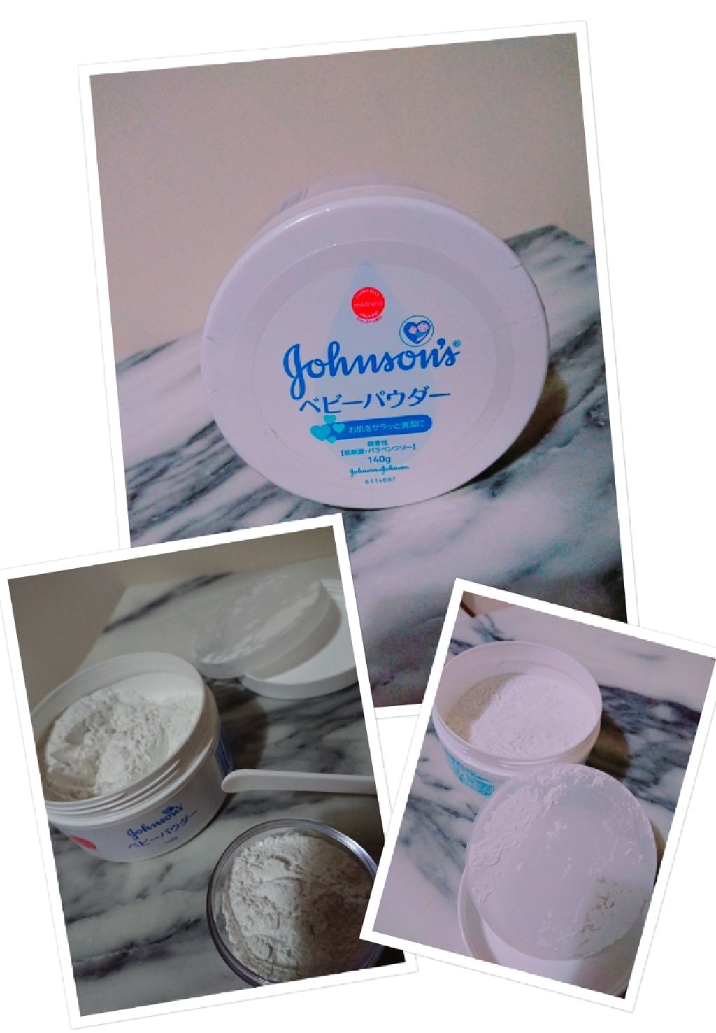 ジョンソン ベビーパウダー/ジョンソンベビー/ボディパウダーを使ったクチコミ（1枚目）