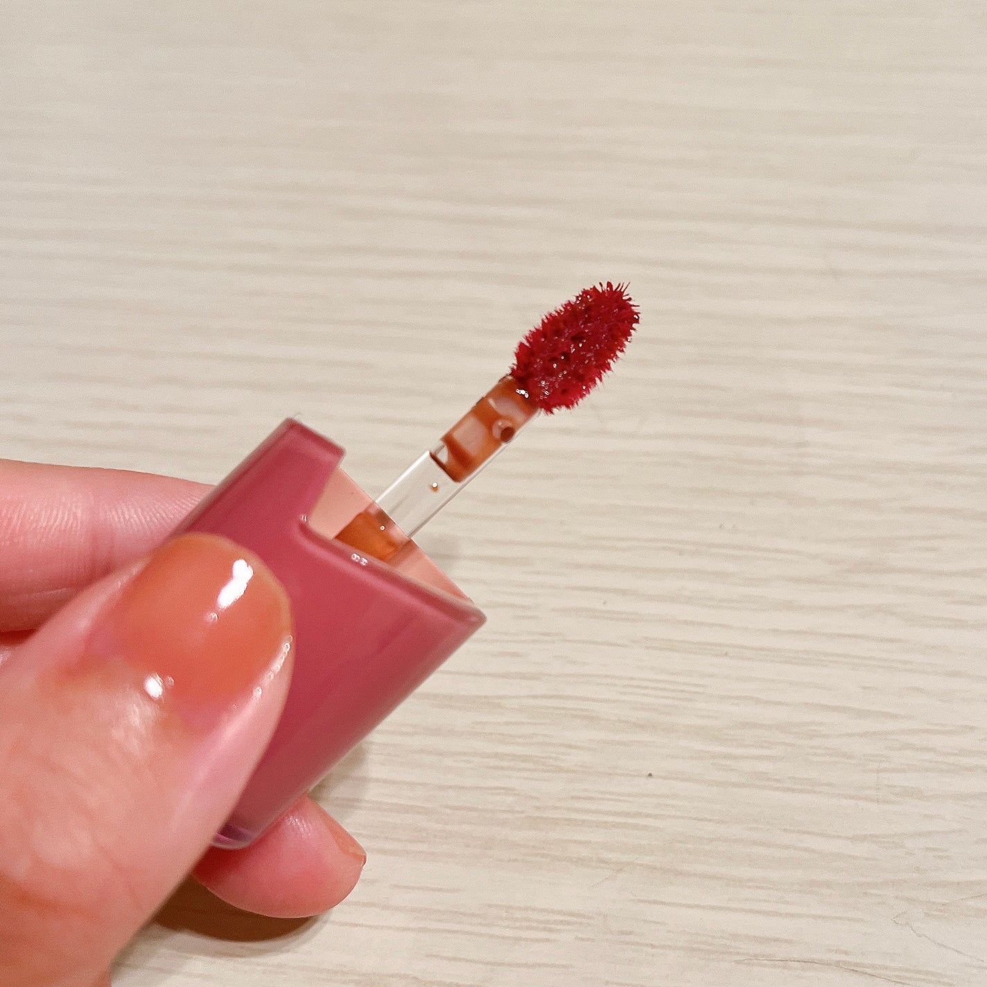 ロウグロウジェルティント/hince/リップティントを使ったクチコミ(3枚目)