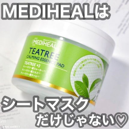 ティーツリーカーミングエッセンスパッド/MEDIHEAL/トナーパッドを使ったクチコミ(1枚目)