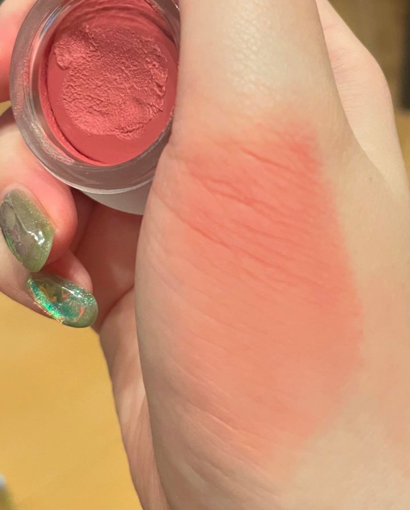 グロウフルールチークス(ブレンドタイプ)/キャンメイク/パウダーチークを使ったクチコミ(4枚目)