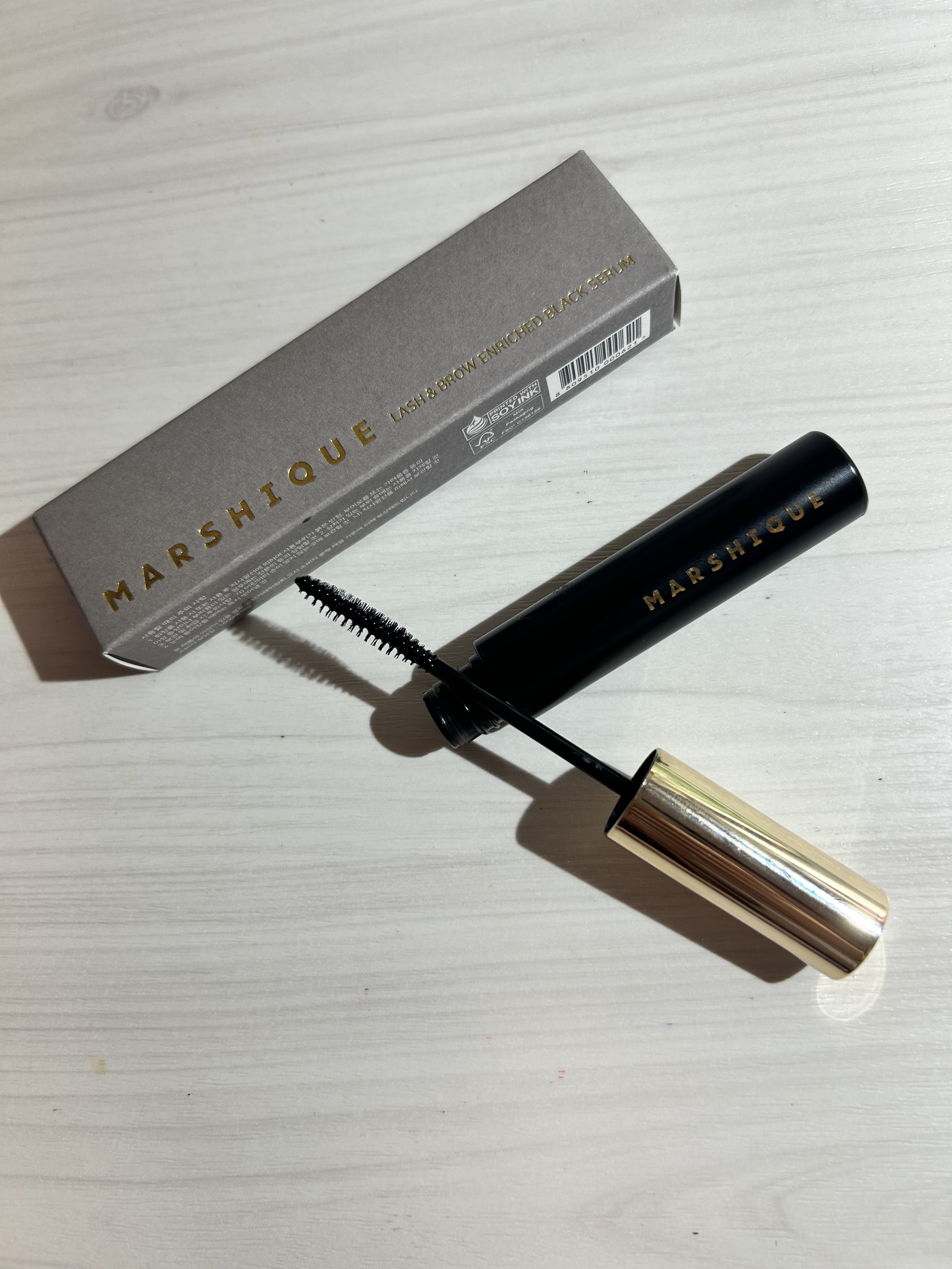 LASH & BROW ENRICHED BLACK SERUM/MARSHIQUE/まつげ美容液を使ったクチコミ（2枚目）