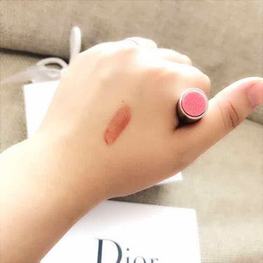 【旧】ディオール アディクト リップ ティント 321 ナチュラル ローズ/Dior/リップグロスを使ったクチコミ（2枚目）