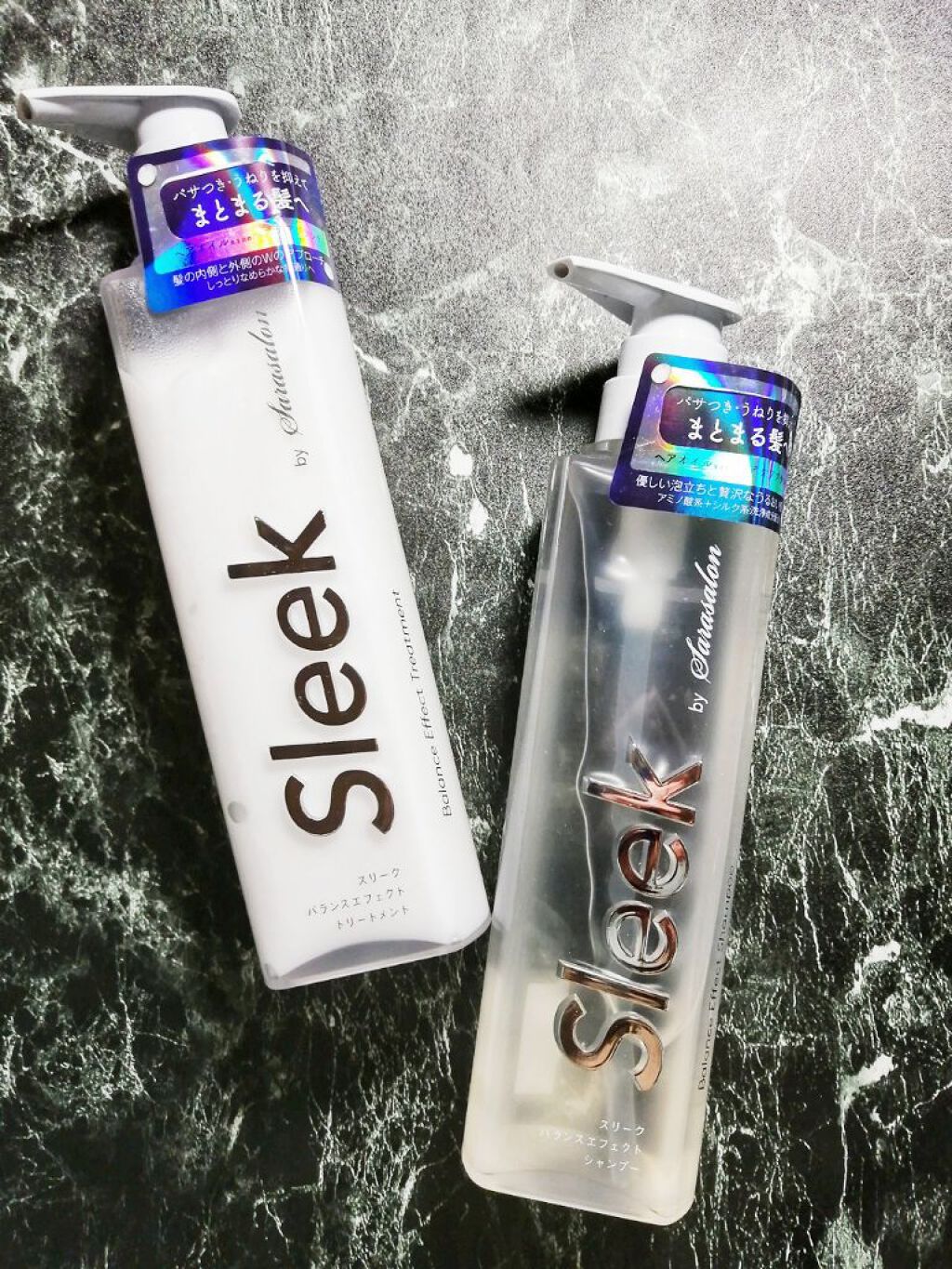 バランスエフェクトシャンプー／トリートメント/スリーク by サラサロン/市販シャンプーを使ったクチコミ（1枚目）