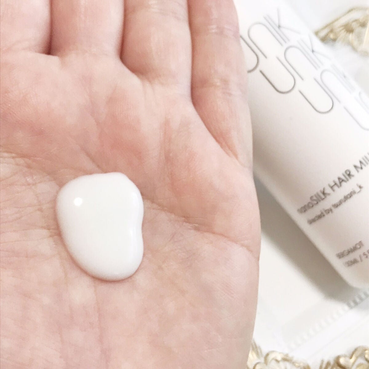 ナノシルクヘアミルク/UNIK/ヘアミルクを使ったクチコミ(3枚目)