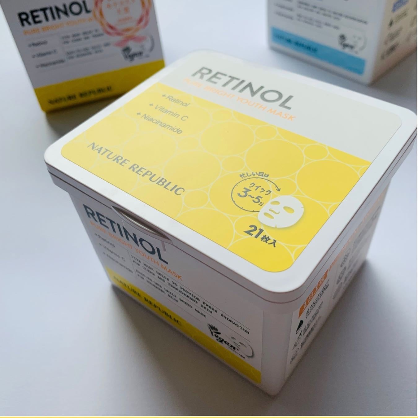 キューブマスク レチノール/ネイチャーリパブリック/シートマスク・パックを使ったクチコミ(2枚目)