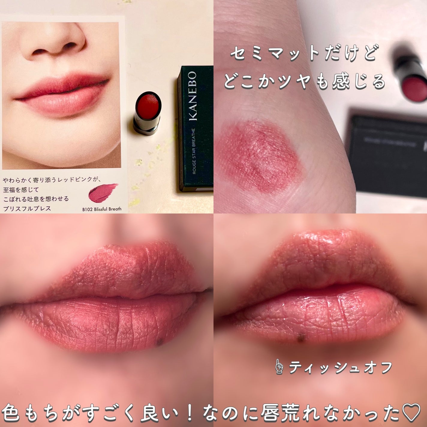 ルージュスターヴァイブラント/KANEBO/口紅を使ったクチコミ(6枚目)