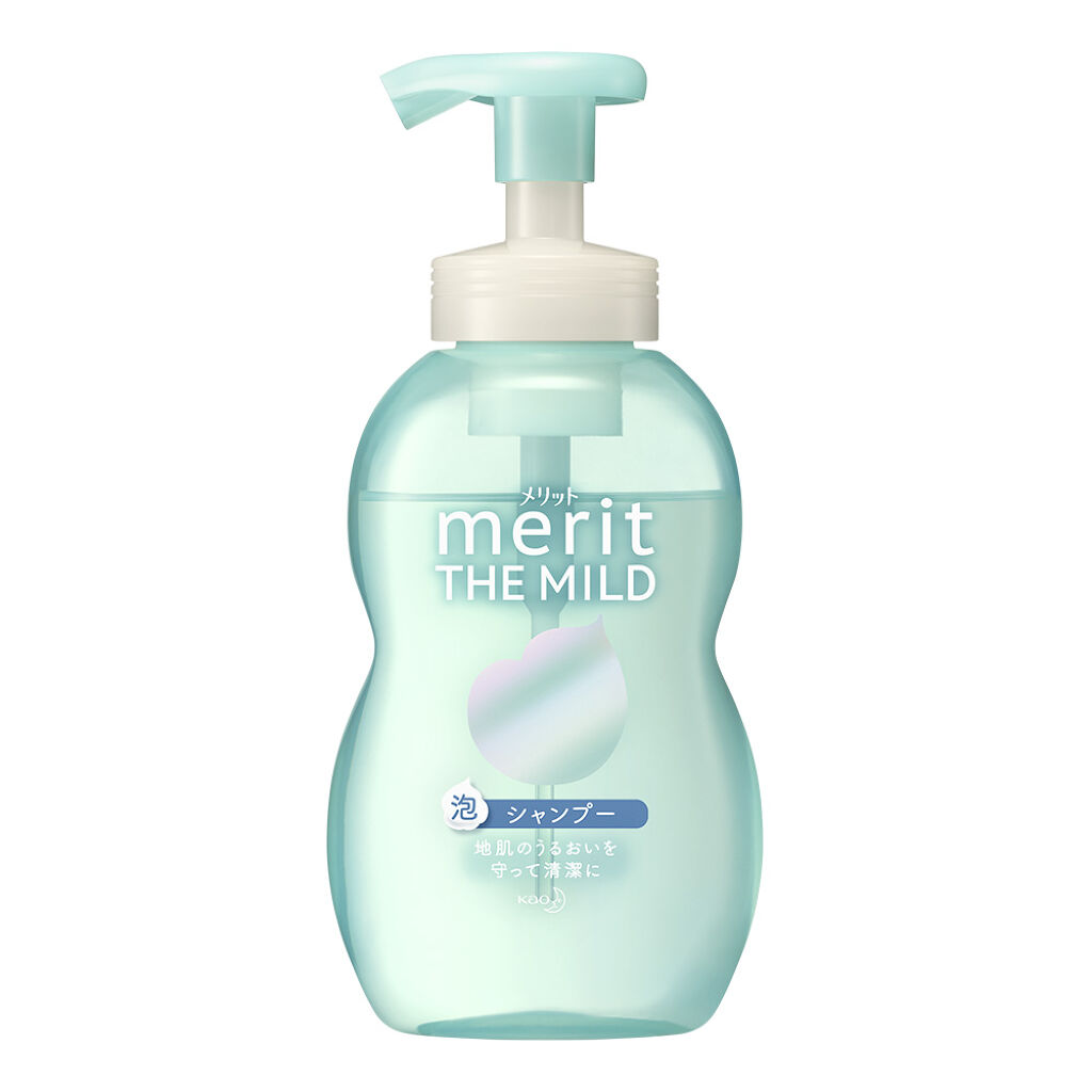 地肌・髪のことを考えた泡シャンプー＆泡コンディショナー 「メリット THE MILD」誕生！（1枚目）