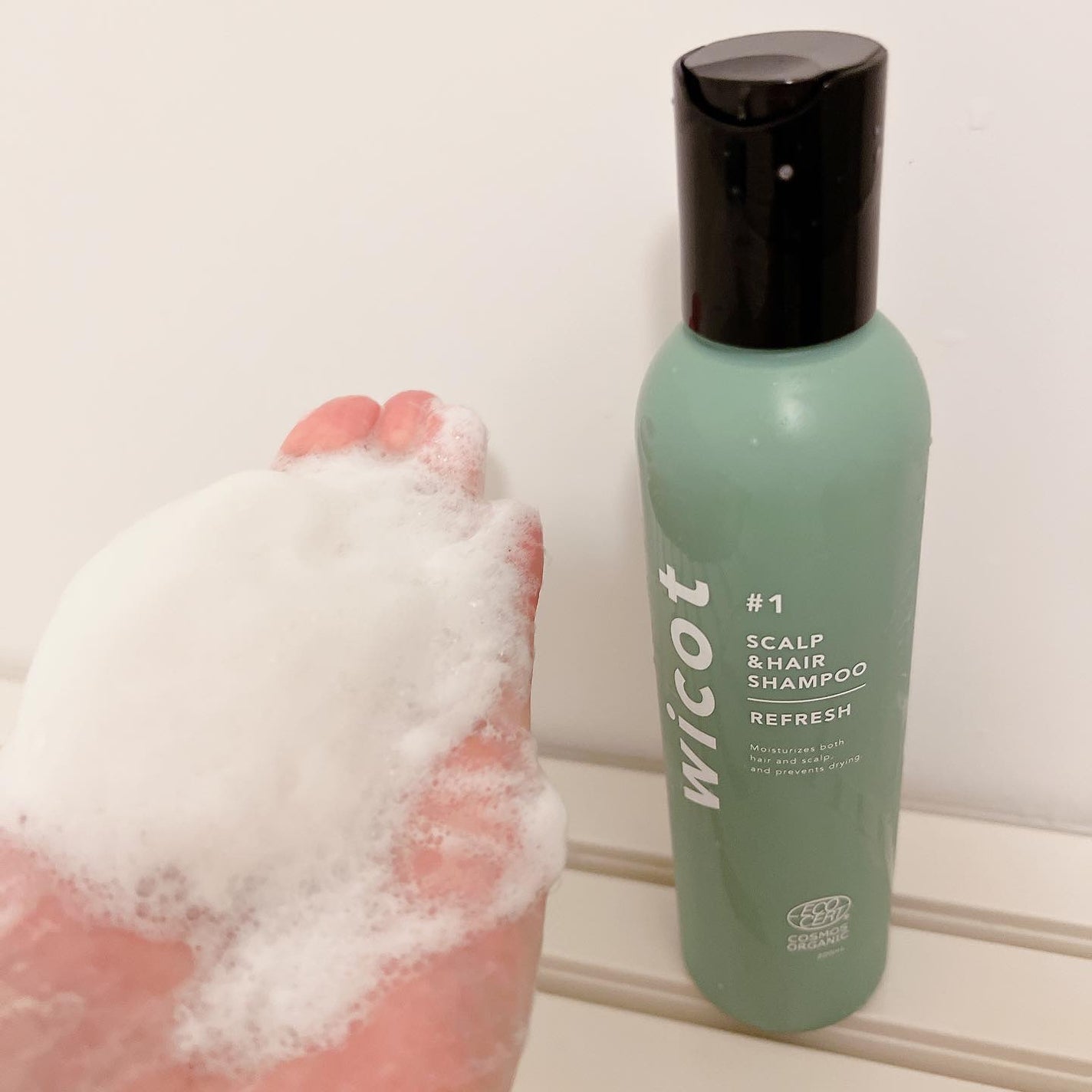 スカルプ&ヘア シャンプー/トリートメント リフレッシュ/wicot/市販シャンプーを使ったクチコミ(4枚目)