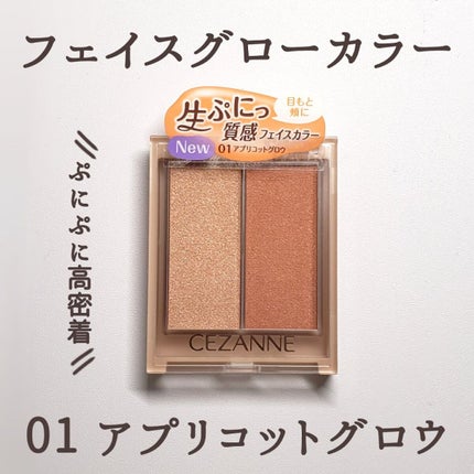 フェイスグロウカラー/CEZANNE/クリームハイライトを使ったクチコミ(1枚目)