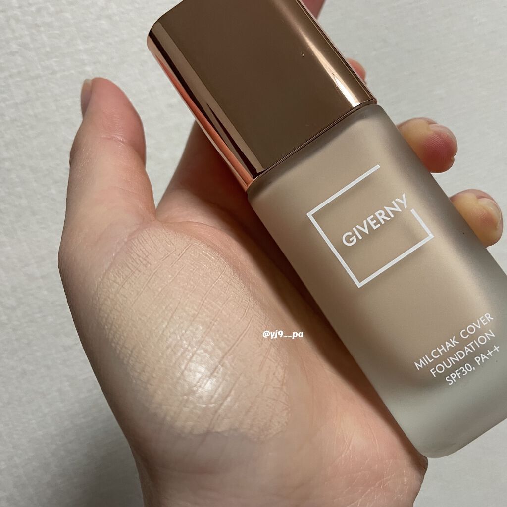 密着カバーファンデーション/GIVERNY/リキッドファンデーションを使ったクチコミ（3枚目）