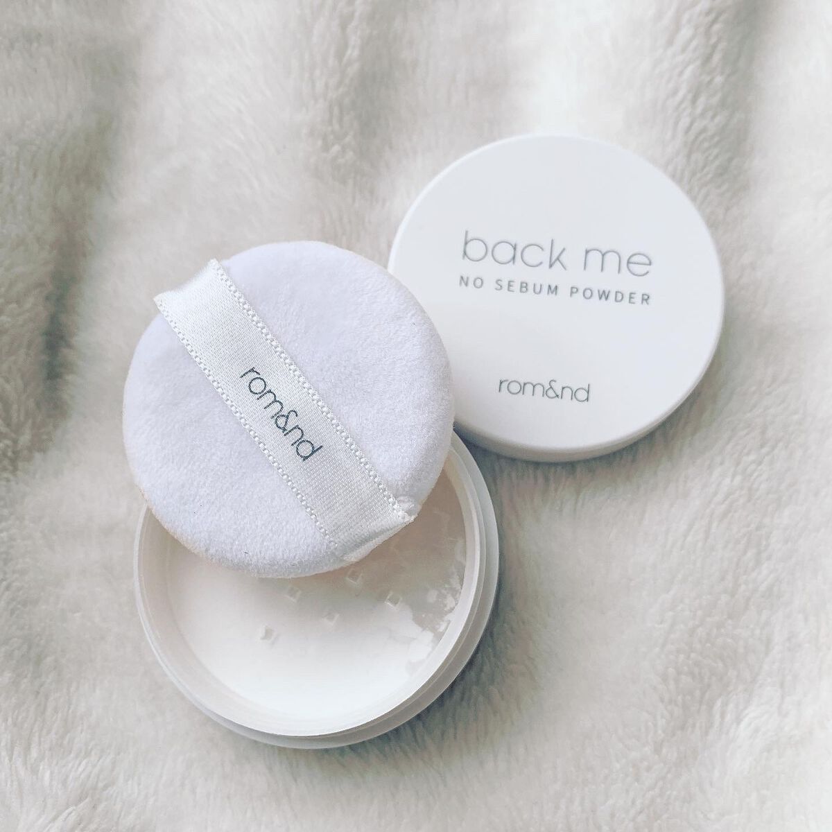 バックミーノーセバムパウダー/rom&nd/ルースパウダーを使ったクチコミ(1枚目)