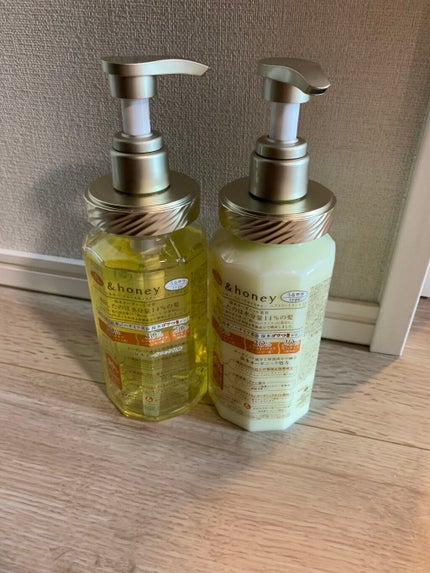 シルキー スムースモイスチャー シャンプー 1.0/ヘアトリートメント 2.0/&honey/市販シャンプーを使ったクチコミ(1枚目)