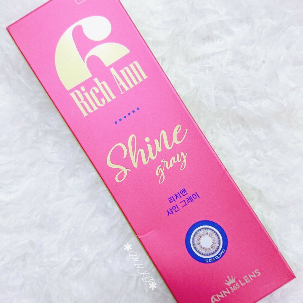 Rich Ann(リッチアン) Shine Gray/QUEENSLENS/カラーコンタクトレンズを使ったクチコミ（3枚目）