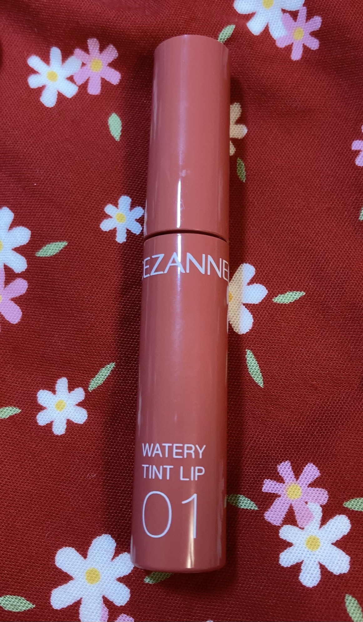 ウォータリーティントリップ 01 ナチュラルピンク/CEZANNE/リップティントを使ったクチコミ（1枚目）