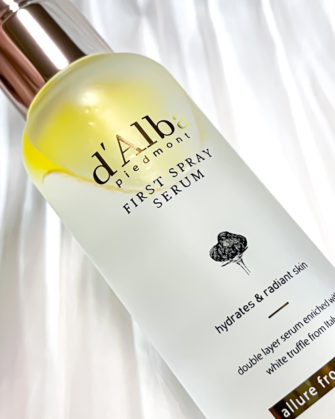 ダルバ ホワイトトリュフファーストスプレーセラム/ダルバ/ミスト状化粧水を使ったクチコミ(4枚目)