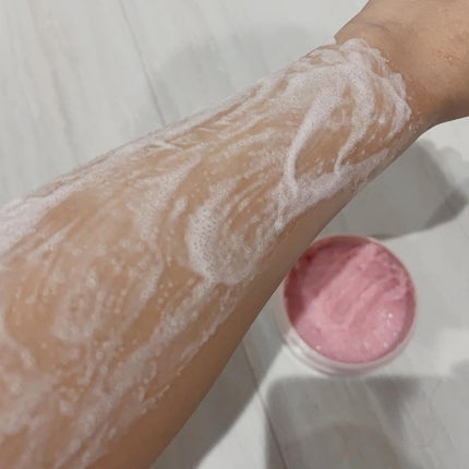 Q+Me スウィート ボム タラソ スクラブ/AGARISM/バスト・ヒップケアを使ったクチコミ(4枚目)