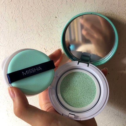 M クッションベース(ミント)/MISSHA/化粧下地を使ったクチコミ(1枚目)