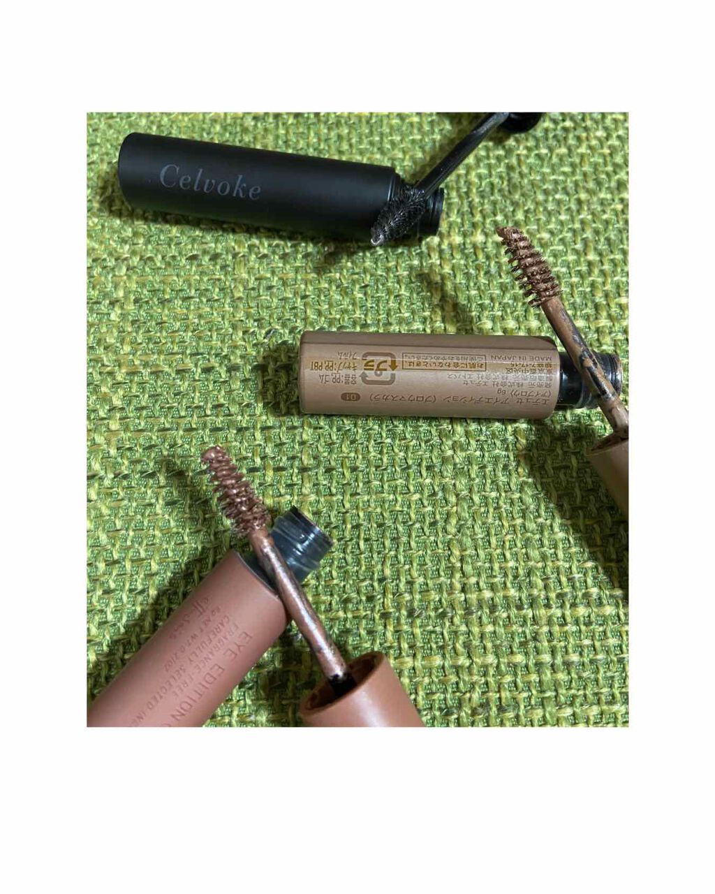 セルヴォーク インディケイトアイブロウマスカラ C パール/Celvoke/眉マスカラを使ったクチコミ（1枚目）