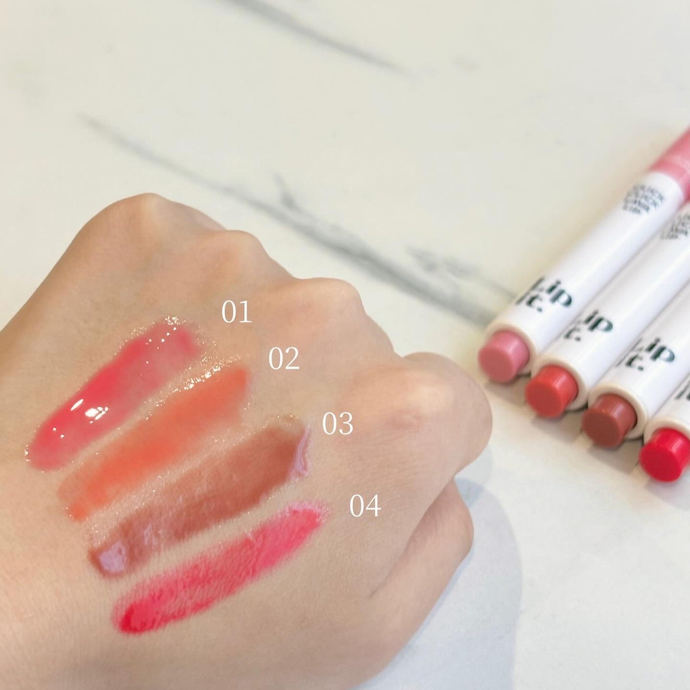 クリッククリック ラバリップ/Lipit./口紅を使ったクチコミ(4枚目)