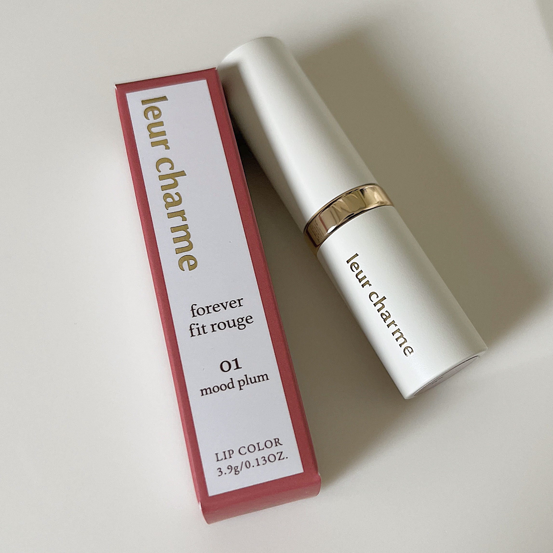 フォーエバー フィット ルージュ 01 mood plum(ムードプラム)/leur charme/口紅を使ったクチコミ（2枚目）