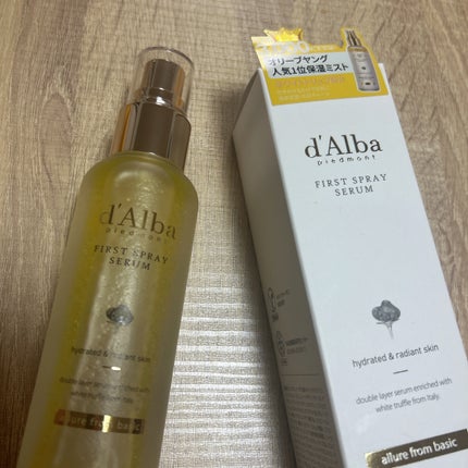 ダルバ ホワイトトリュフファーストスプレーセラム/ダルバ/ミスト状化粧水を使ったクチコミ(1枚目)
