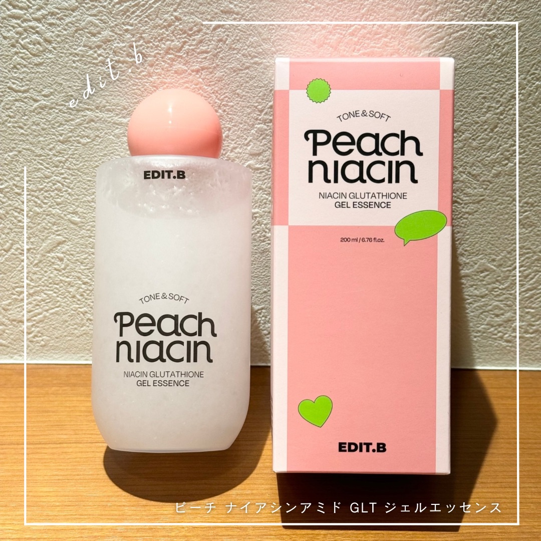 ピーチ ナイアシンアミド GLT ジェルエッセンス/EDIT.B/美容液を使ったクチコミ（1枚目）