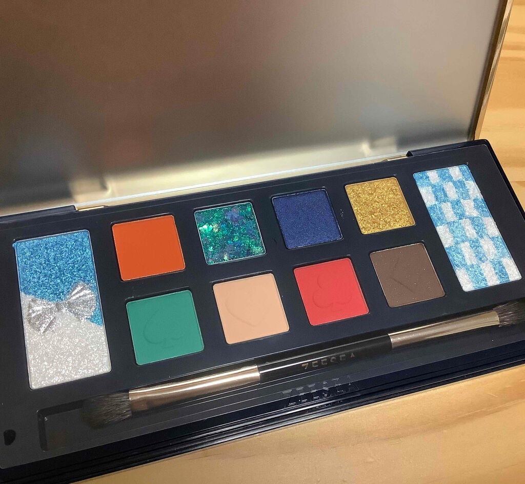 アリスドリームランドシリーズ 12色アイシャドウパレット(ZEESEA×大英博物館)/ZEESEA/アイシャドウパレットを使ったクチコミ(5枚目)