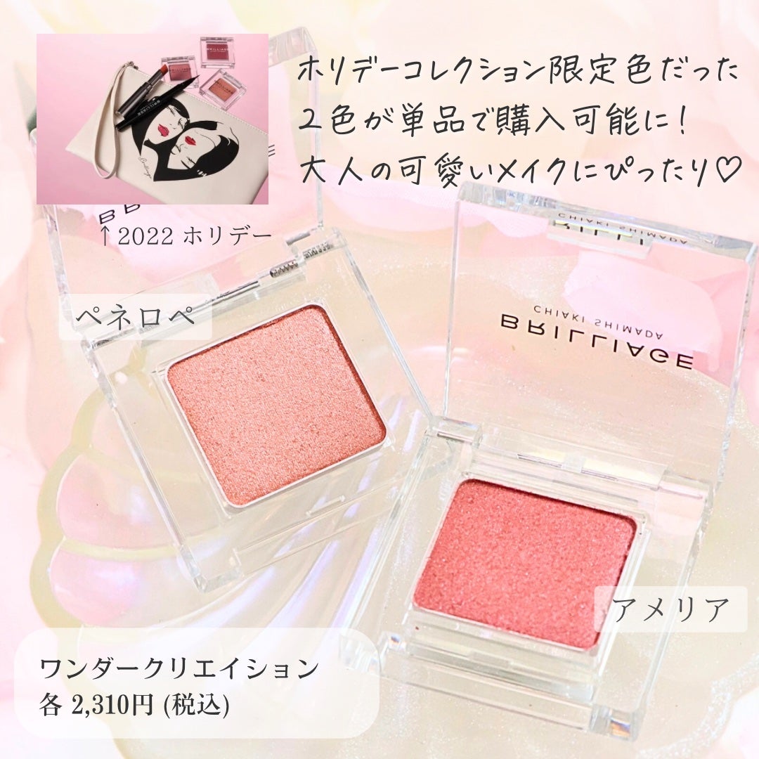 ワンダークリエイション /ブリリアージュ/単色アイシャドウを使ったクチコミ(2枚目)