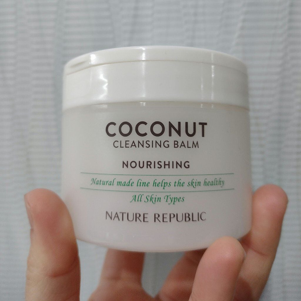 ココナッツ クレンジングバーム/ネイチャーリパブリック/クレンジングバームを使ったクチコミ(1枚目)