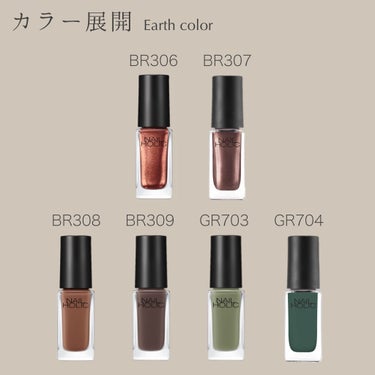 ネイルホリック Earth color BR307/ネイルホリック/マニキュアの画像