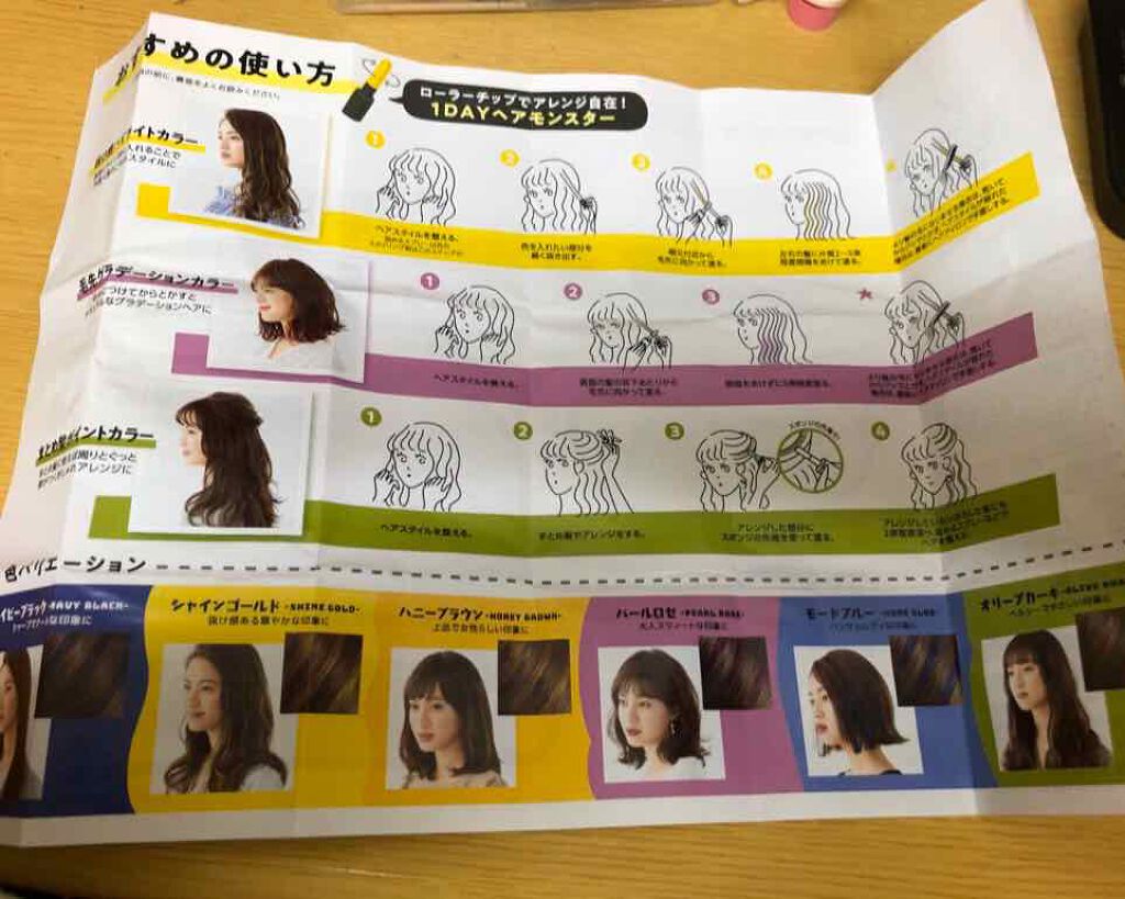 1DAY HAIR MONSTER/リーゼ/ヘアカラーを使ったクチコミ(2枚目)