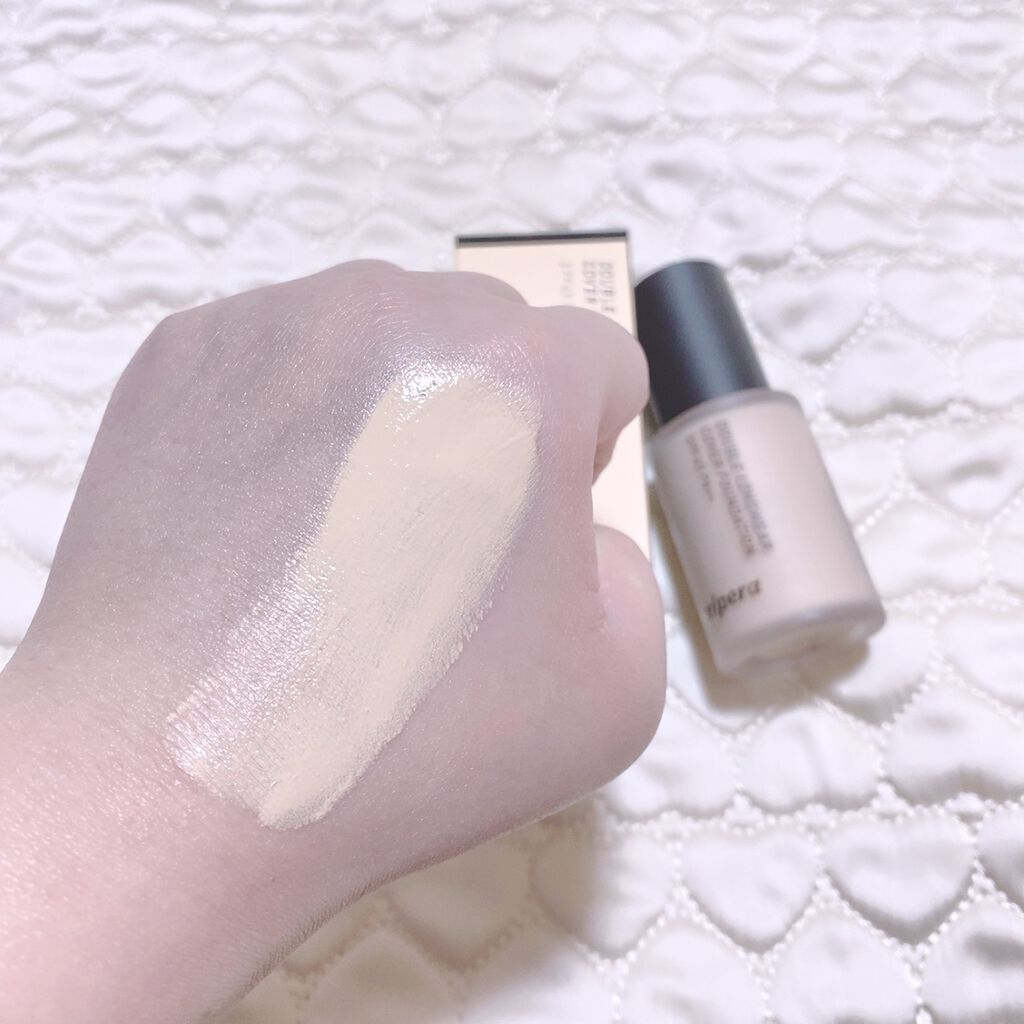 ダブル ロングウェアー カバー ファンデーション 02 NATURAL BEIGE/PERIPERA/リキッドファンデーションを使ったクチコミ（3枚目）