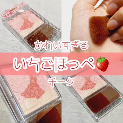 グロウフルールチークス/キャンメイク/パウダーチークを使ったクチコミ(1枚目)