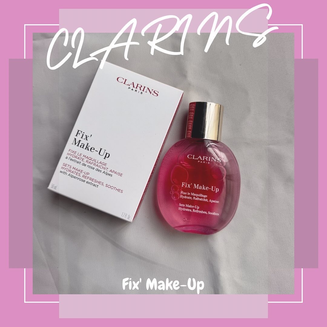 🩷CLARINS
🩷Fix' Make-Up
🩷50ml
.
ずっと気になってたこれめっちゃ良い香りでびっくりしてる🥹🩷
最近ちょっと香りに敏感になってるんだけど、これは嫌な感じもなく、高級感ある香りで大丈夫だった🩷
.
ミスト