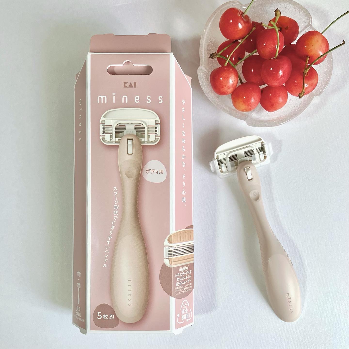 miness ボディ用カミソリ 替刃2個付/貝印/シェーバーを使ったクチコミ（2枚目）