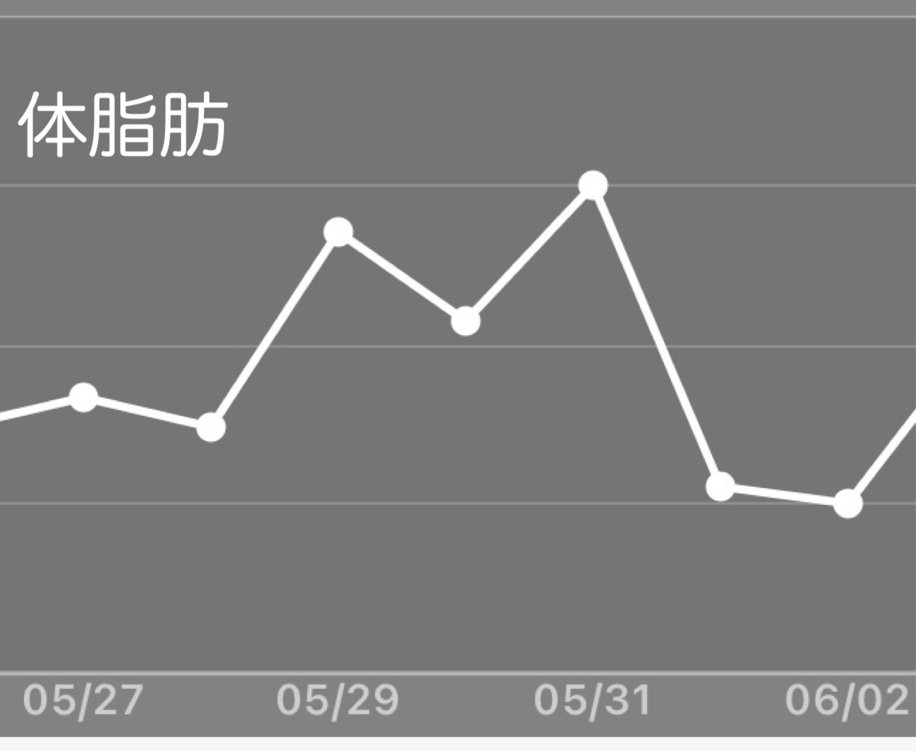 めも on LIPS 「【自分用メモ】体脂肪減らしたい!チャレンジ●5月27日47.6..」(3枚目)