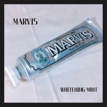 マービス マービスのクチコミ「歯を白くしたい方は必見✨
口元コンプレックスな私が紹介する歯磨き粉！
⭐︎【MARVIS/Wh.....」（2枚目）
