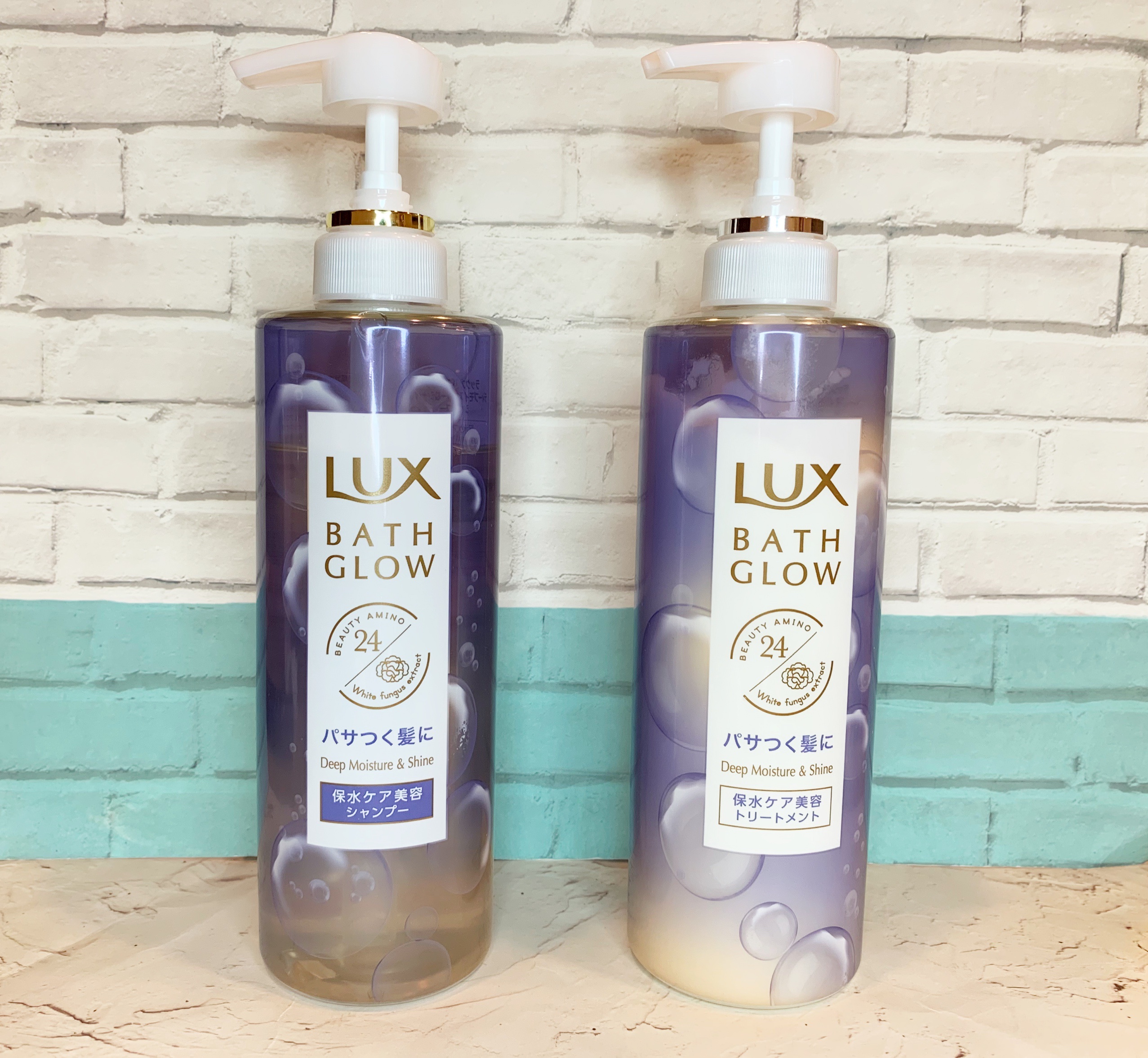 バスグロウ ディープモイスチャー&シャイン シャンプー/トリートメント/LUX/市販シャンプーを使ったクチコミ（1枚目）