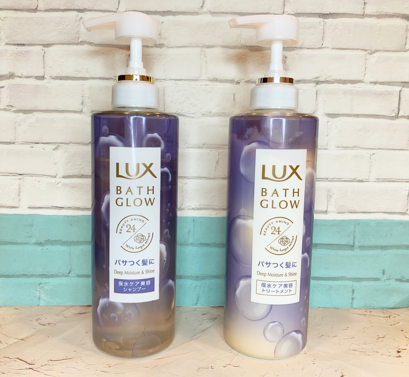 バスグロウ ディープモイスチャー&シャイン シャンプー/トリートメント/LUX/市販シャンプーを使ったクチコミ(1枚目)