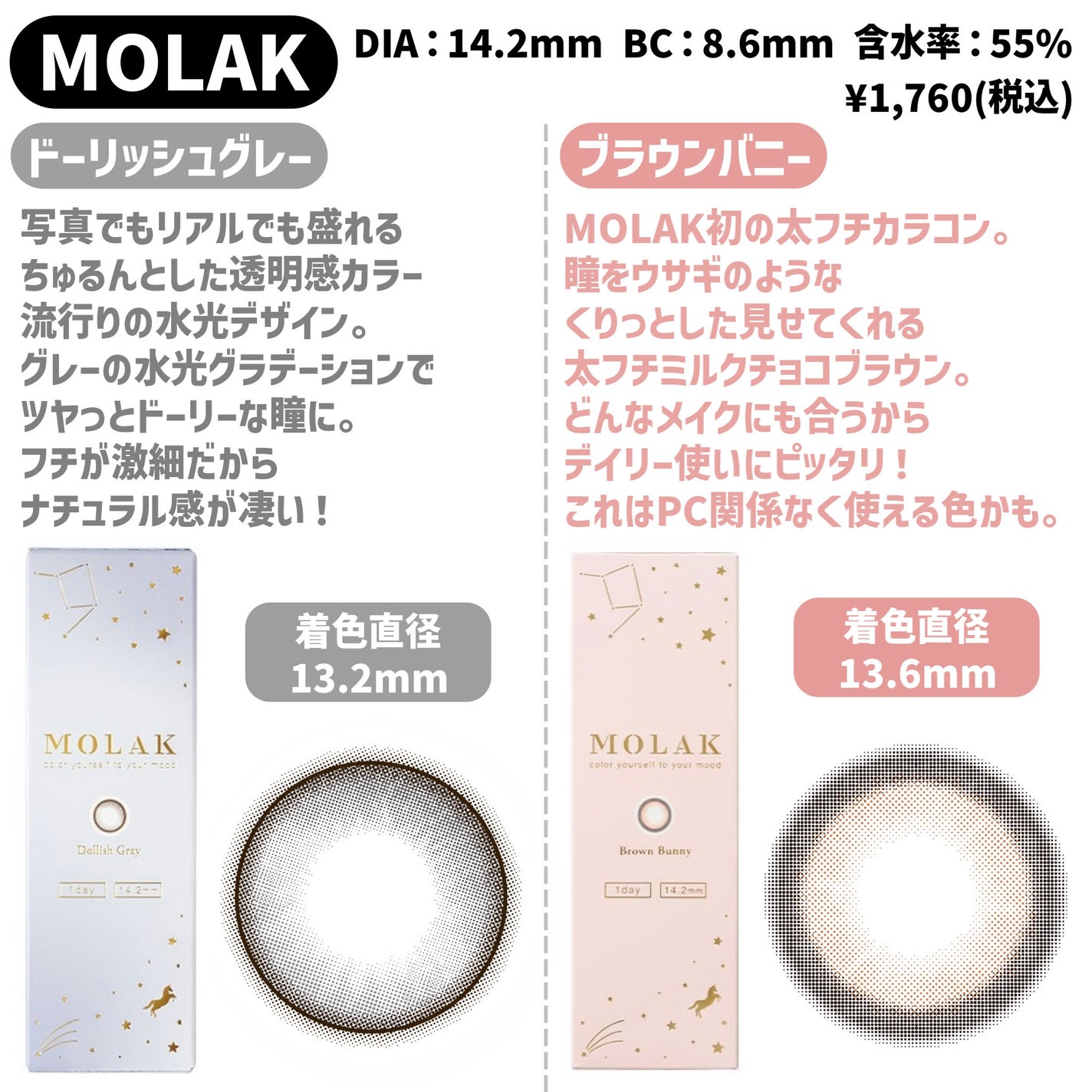 LIL MOON 1day/LILMOON/ワンデー(1DAY)カラコンを使ったクチコミ(3枚目)