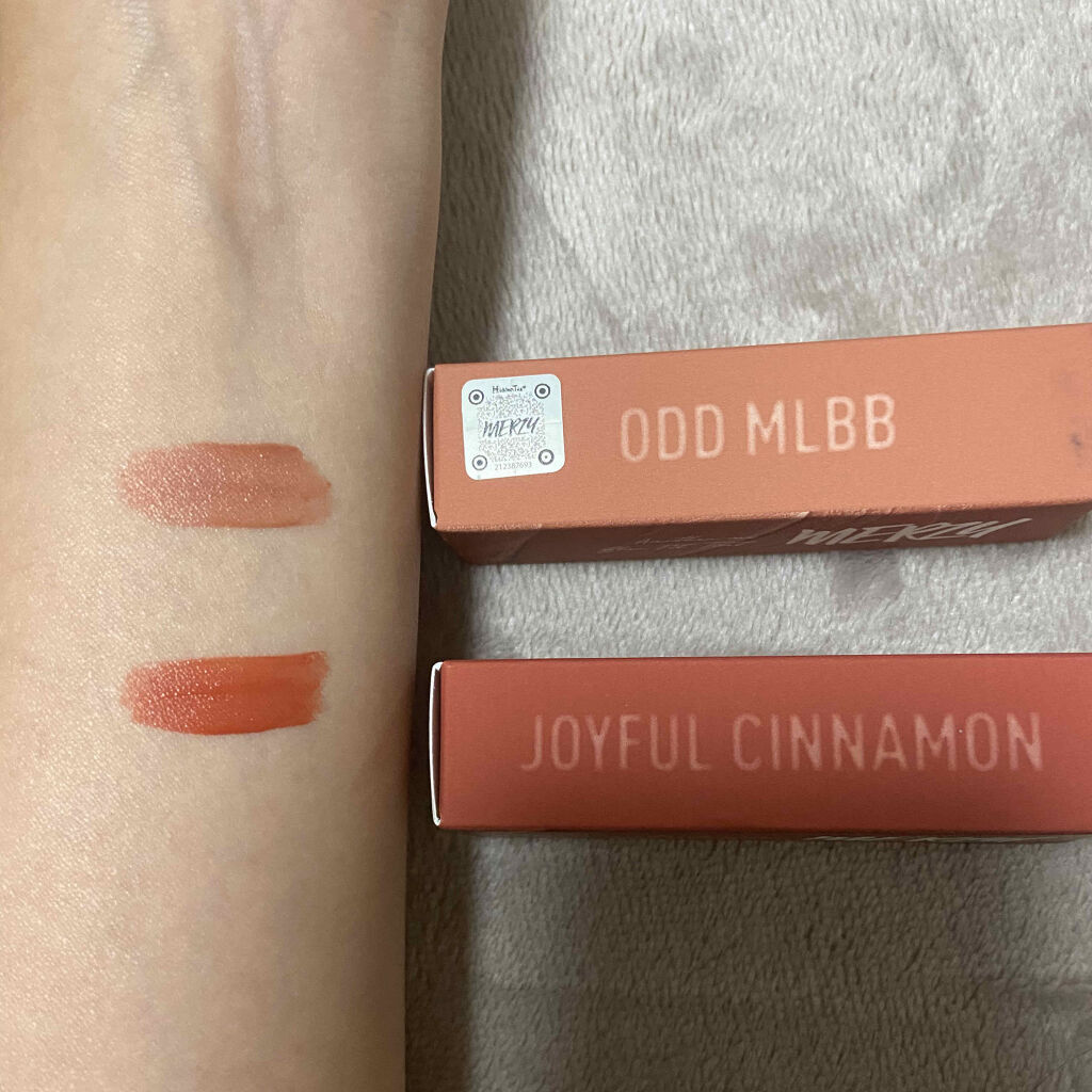 ブラー フィット ティント/MERZY/リップティントを使ったクチコミ（2枚目）