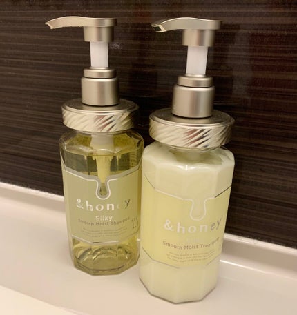 シルキー スムースモイスチャー シャンプー 1.0/ヘアトリートメント 2.0/&honey/市販シャンプーを使ったクチコミ(1枚目)