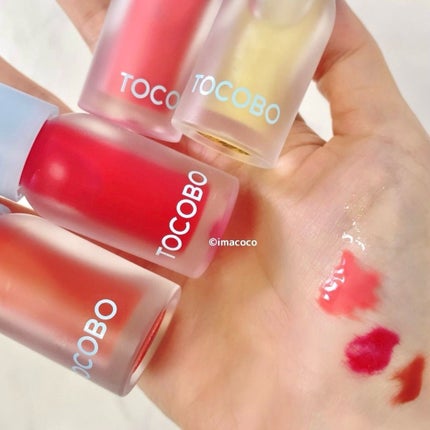 ジューシーベリープランピングリップオイル/TOCOBO/リップグロスを使ったクチコミ(4枚目)