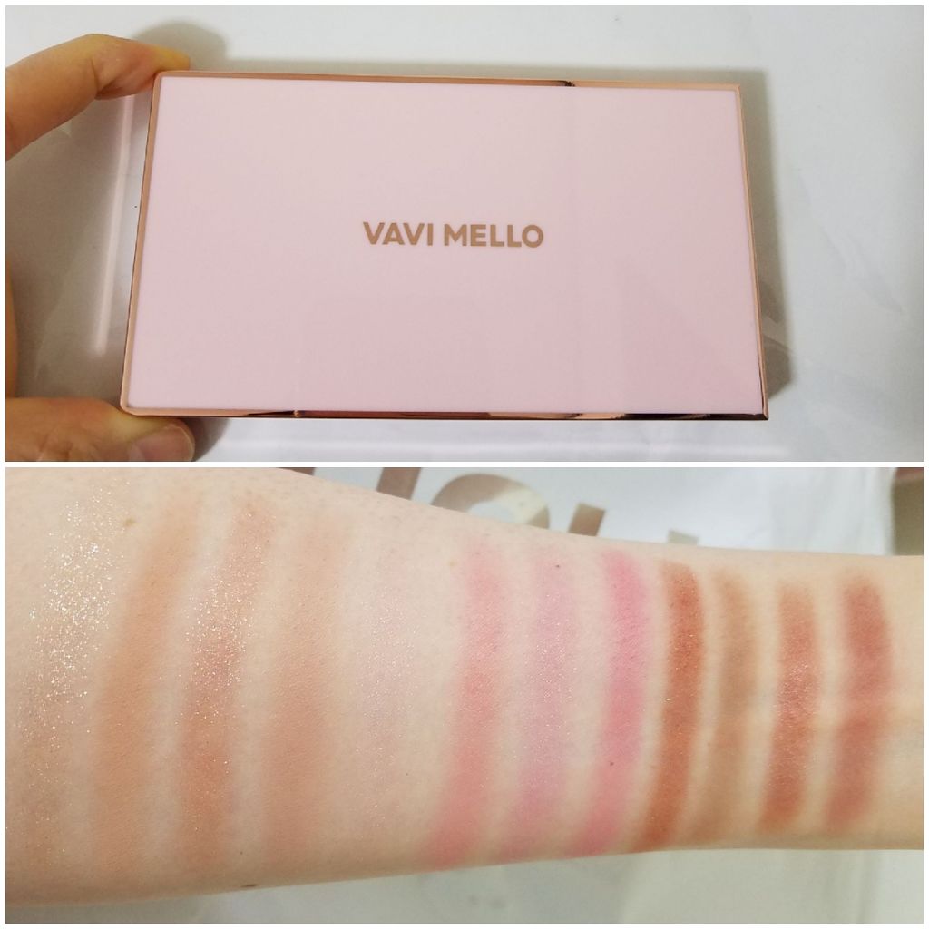 バレンタインボックス3ローズモーメント/VAVI MELLO/アイシャドウパレットを使ったクチコミ(3枚目)