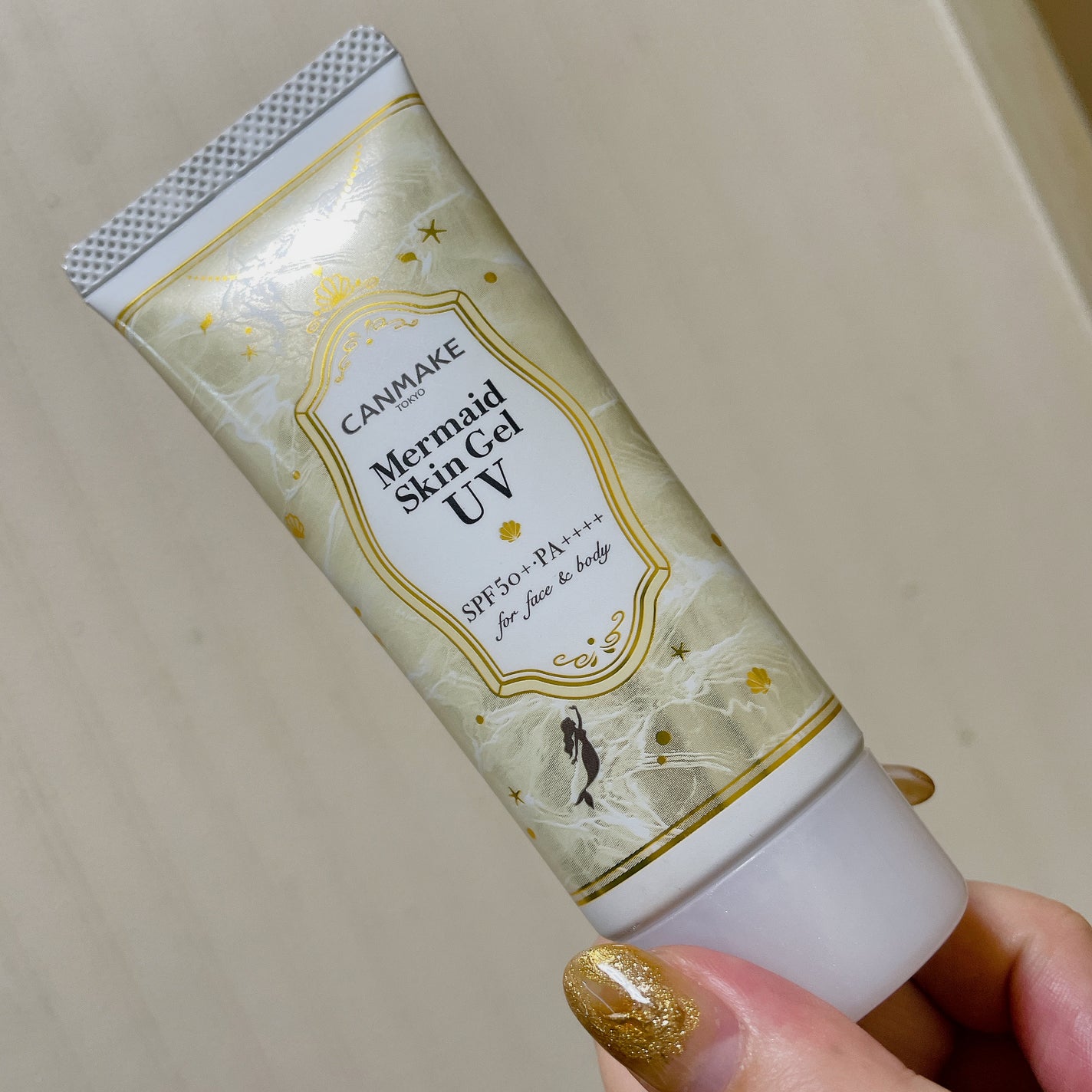 マーメイドスキンジェルUV/キャンメイク/日焼け止めジェルを使ったクチコミ(1枚目)